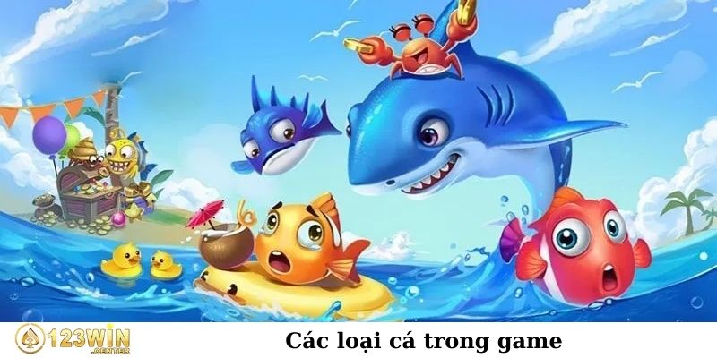 Các loại cá trong game